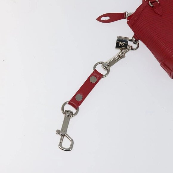 LOUIS VUITTON Epi Mini Lockit Charm Red M6001J LV Auth - Picture 7 of 14
